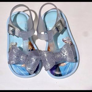 Mini Melissa Disney Frozen sandals size 5